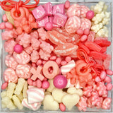 Love is in the Air- Candy Charcuterie Board in Lucite Acrylic Tray