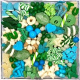 School Color's Candy Charcuterie Board in Lucite Acrylic Tray