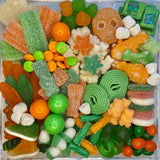 School Color's- Candy Charcuterie Board in Lucite Acrylic Tray