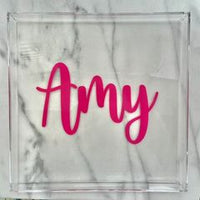 Love is in the Air- Candy Charcuterie Board in Lucite Acrylic Tray