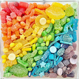 Sweet & ALL Sour-Candy Charcuterie Board in Lucite Acrylic Tray