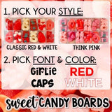 Love Candy Charcuterie Box Party Favor Tackle Box Kids *Personalized*